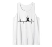 My Heart Beats Para Contrabajo Heartbeat Camiseta sin Mangas