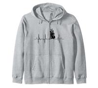 My Heart Beats Para Contrabajo Heartbeat Sudadera con Capucha