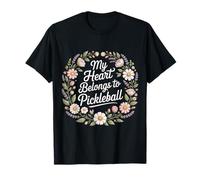 My Heart Belongs To Pickleball Jugador de Pádel - Camiseta