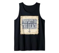 My Heart Belongs to The Ocean Anchor Graphic Camiseta sin Mangas