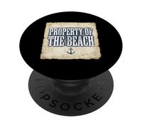 My Heart Belongs to The Ocean Anchor Graphic PopSockets PopGrip Adhesivo