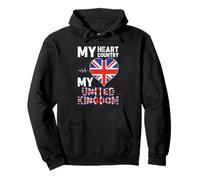 My Heart Country My United Kingdom - Bandera británica Sudadera con Capucha