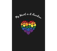 My Heart Is A Rainbow - LGBTQ+ Pride Journal (Black Cover)