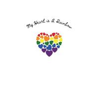 My Heart Is A Rainbow - LGBTQ+ Pride Journal (White Cover)