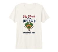 My Heart Is On That Field Baseball Mom Proud Game Camiseta Premium