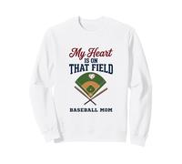 My Heart Is On That Field Baseball Mom Proud Game Sudadera