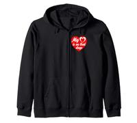 My Heart Is On That Stage Big Red Heart Ballet Día de la Madre Sudadera con Capucha