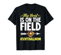 My Heart Is On The Field - Jarra de sóftbol para el día de la madre Camiseta