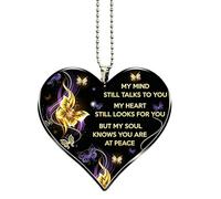 My Heart's Jewelry Backpack Charm - Cute Car Ornament Accessory | Heart-Shaped Pendant for Bags Keys | Decorative