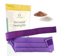 My Heating Pad Apto para microondas para alivio de dolor de espalda baja y calambres menstruales con envoltura de cuerpo completo | Paquete de terapia de calor húmedo perfecto para alivio muscular,