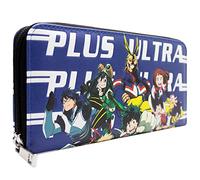 My Hero Academia All Might Plus Ultra Class 1-A Cartera Clutch Bolsillo para Monedas & Tarjetero, Azul