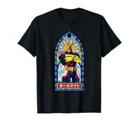 My Hero Academia All Might Stained Glass Window Anime Camiseta
