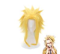 My Hero Academia All Might Wig Disfraz de Cosplay Boku no Hero Academia Peluca de juego de rol de pelo sintético resistente al calor