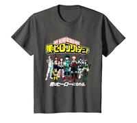 My Hero Academia Class 1A Group Shot Anime Camiseta, Niños, Asfalto, 10 años