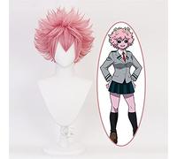 My Hero Academia Cosplay Peluca Ashido Mina Pinky Disfraz Boku no Hero Academia Halloween Fiesta Midoriya Amigo Rosa Pelucas de Pelo