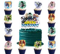My Hero Academia - Decoración para tartas de Doyomtoy (13 unidades)