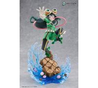 My hero academia - estatua de pvc 1/7 de tsuyu asui frog, 32 cm