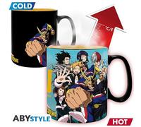 My Hero Academia Group Taza Novedosa Heat Change Taza 460ml. Abystyle