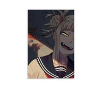 My Hero Academia Himiko Toga Póster de Anime Pintura Decorativa Lienzo Arte de Pared Salón Póster Dormitorio Pintura, Arte de Pared Impresión de Imagen Moderna Decoración de Habitación Familiar 30 x