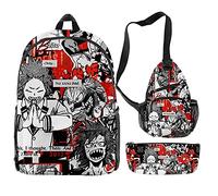 My Hero Academia - Mochila de anime Boku no Hero Academia para cosplay, mochila Oxford, bolsa de almuerzo escolar, bolsa de lápices para adolescentes, niñas, niños, bolsa de viaje, tipo4, 44CM, Anime