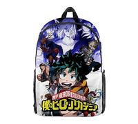My Hero Academia - Mochila escolar MHA, mochila escolar de anime, Midoriya Izuku/Todoroki Shouto, mochila para cosplay, mochila de viaje, mochila para libros, bolsa para laptop, para niños y