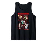 My Hero Academia Red Block Character Collage Anime Camiseta sin Mangas