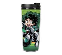 My Hero Academia - Taza de viaje de anime de 400 ml, doble aislamiento, taza deportiva de plástico para café, botella de agua