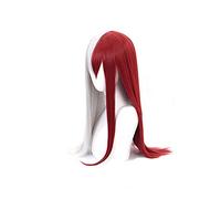 My Hero Academia Todoroki Shoto Peluca Boku no Hero Academia Cabello Largo Rojo y Blanco Fiesta Halloween Cosplay Pelucas + Gorra W