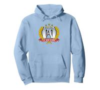 My Hero Academia U.A. High School Silver Crest Anime Sudadera con Capucha, Unisex para Adultos, Azul Polvoriento, L