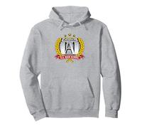 My Hero Academia U.A. High School Silver Crest Anime Sudadera con Capucha, Unisex para Adultos, Gris Jaspeado, L