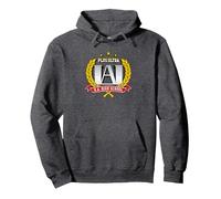 My Hero Academia U.A. High School Silver Crest Anime Sudadera con Capucha, Unisex para Adultos, Jaspeado Oscuro, L