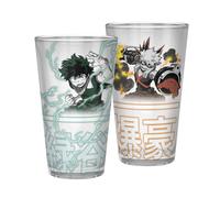 My Hero Academia Vaso Grande 400ml Izuku & Bakugo Caja Bicchiere ABYSTYLE