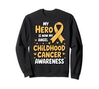 My Hero Is Now My Angel Childhood Cancer Awareness Apparel Sudadera