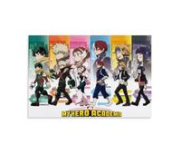 My Hero Poster Academia Classic Anime Vintage Movie Cover Para Habitación, Arte Estético en Lienzo de Pared Decoración de Dormitorio Póster 30 x 45 cm (30 x 45 cm)