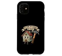 My Home My Hammer My Rules Funny Homeowner Handyman Design Carcasa para iPhone 11