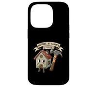 My Home My Hammer My Rules Funny Homeowner Handyman Design Carcasa para iPhone 14 Pro