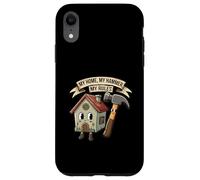 My Home My Hammer My Rules Funny Homeowner Handyman Design Carcasa para iPhone XR