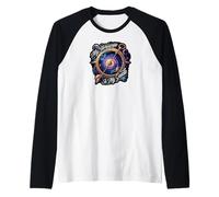 My Horoscope Is My Guide Celestial Astrology Galaxy Compass Camiseta Manga Raglan