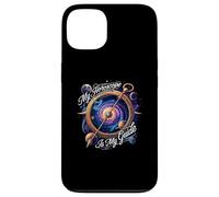 My Horoscope Is My Guide Celestial Astrology Galaxy Compass Carcasa para iPhone 13