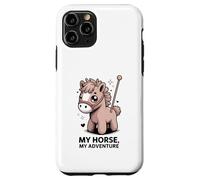 My Horse My Adventure, Lindo Jinete de Ponis para niños Carcasa para iPhone 11 Pro