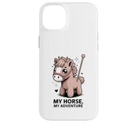 My Horse My Adventure, Lindo Jinete de Ponis para niños Carcasa para iPhone 14 Plus