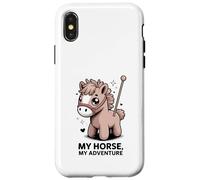 My Horse My Adventure, Lindo Jinete de Ponis para niños Carcasa para iPhone X/XS