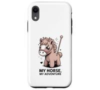 My Horse My Adventure, Lindo Jinete de Ponis para niños Carcasa para iPhone XR