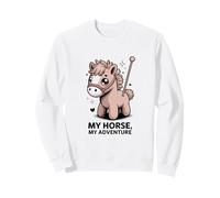 My Horse My Adventure, Lindo Jinete de Ponis para niños Sudadera