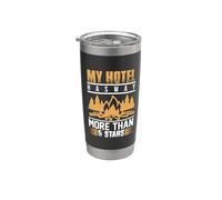My Hotel Has Way More Than 5 Stars Camping Hiking Camper Vaso térmico de acero inoxidable de doble pared
