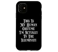 My Human Costume Illuminati Disfraz de conspiración Illuminati Carcasa para iPhone 11