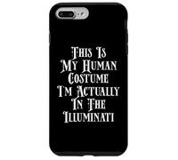 My Human Costume Illuminati Disfraz de conspiración Illuminati Carcasa para iPhone 7 Plus/8 Plus