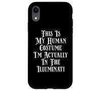 My Human Costume Illuminati Disfraz de conspiración Illuminati Carcasa para iPhone XR