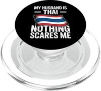 My Husband Is Thai Nothing Scares Me Thailand PopSockets PopGrip para MagSafe