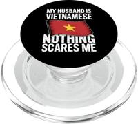 My Husband Is Vietnamese Nothing Scares Me PopSockets PopGrip para MagSafe